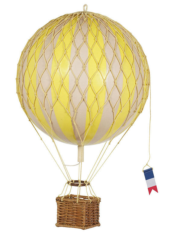 Yellow Authentic Models Travels Light Hot Air Balloon - Medium