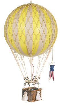 Yellow Authentic Models Royal Aero Hot Air Balloon - Large
