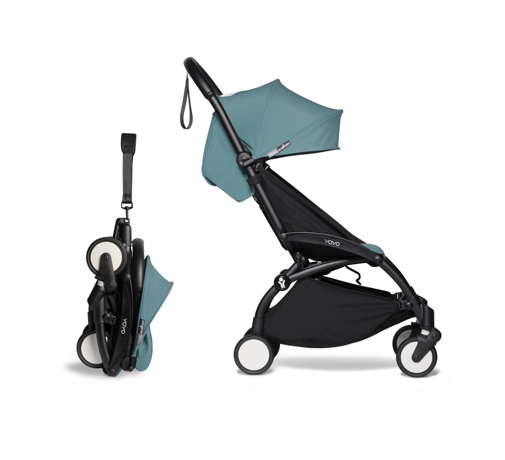 BABYZEN YOYO² Complete Stroller - Aqua - Fold Up - The Baby Service
