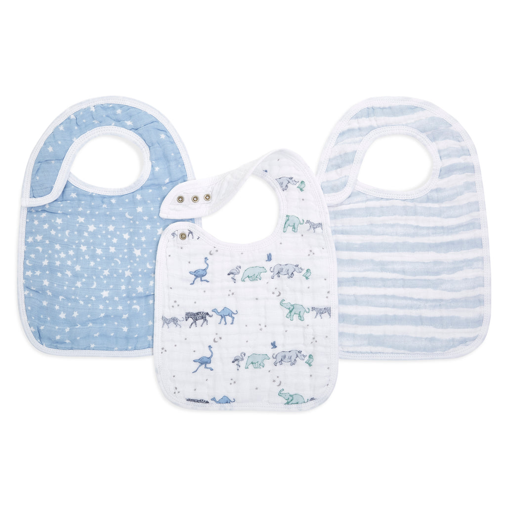 Aden + Anais Snap Bibs 3 Pack - Rising Star - Newborn Gifts - The Baby Service
