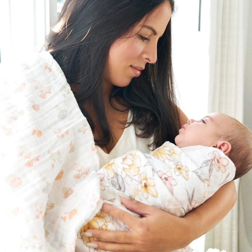 Aden + Anais - Earthly Organic Swaddles 4 Pack - The Baby Service.com