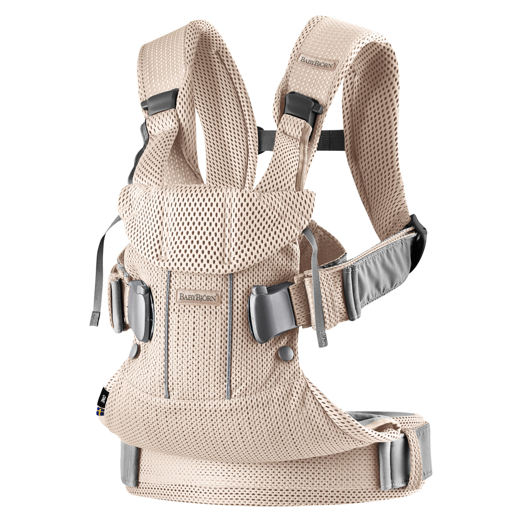 BabyBjorn Baby Carrier One Air - Pearly Pink 3D Mesh - The Baby Service
