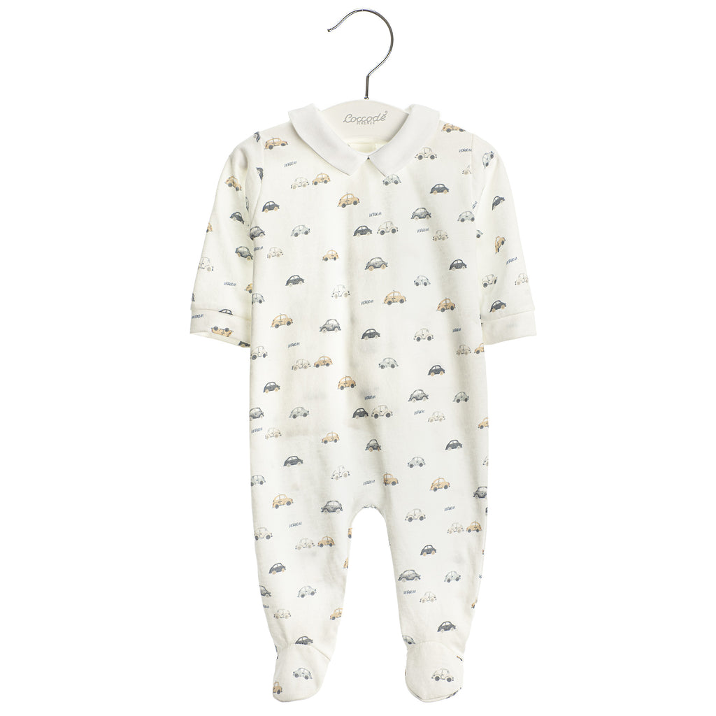Coccode - Cars Fantasy Collar Sleepsuit - Romper - The Baby Service