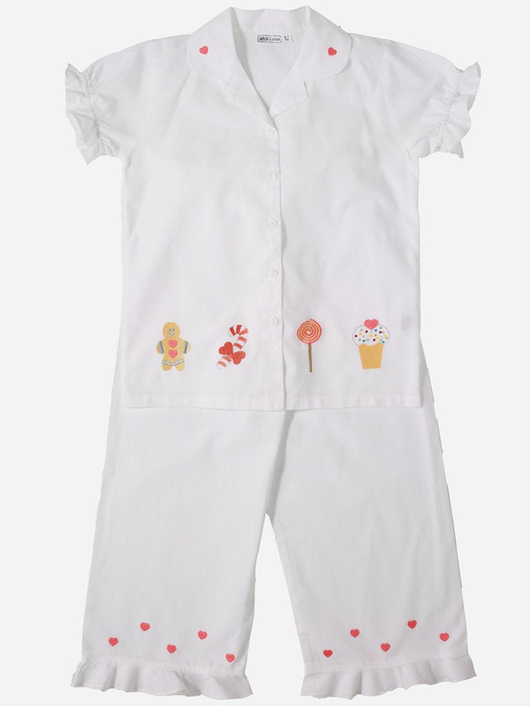 Mini Lunn - Gingerbread Cotton Pyjamas - Children's Clothing - The Baby Service