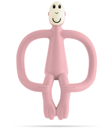 Matchstick Monkey Teether and Gel Applicator Pink