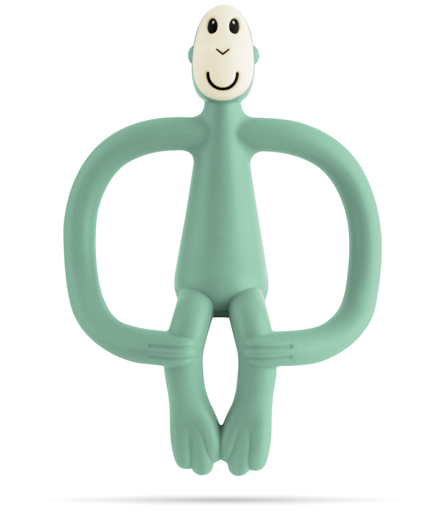 Matchstick Monkey Teething Toy and Gel Applicator - Mint Green - The Baby Service