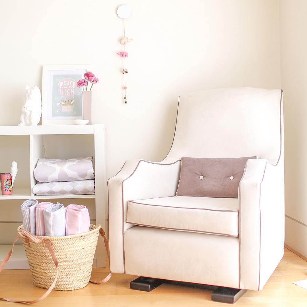 Olli Ella Mo-Ma Glider - Snow - The Baby Service - Nursing Chair - Luxury Furniture