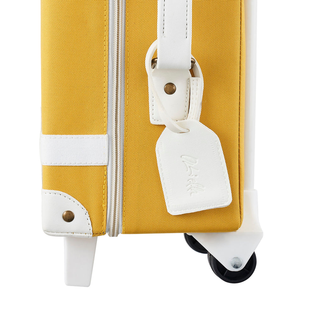 Olli Ella See-Ya Suitcase - Mustard - Luggage