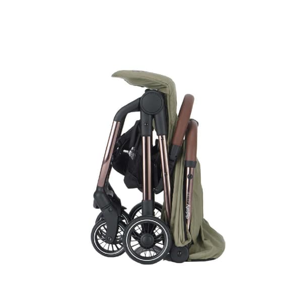 Didofy Aster 2 Pushchair - Olive Green - Compact Stroller - Folded - The Baby Service
