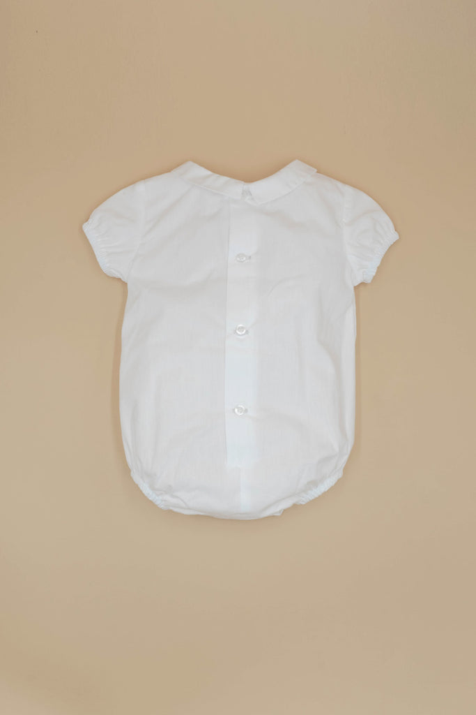 Fina Ejerique - Poplin Body Shirt & Navy Blue Linen Shorts Set - The Baby Service