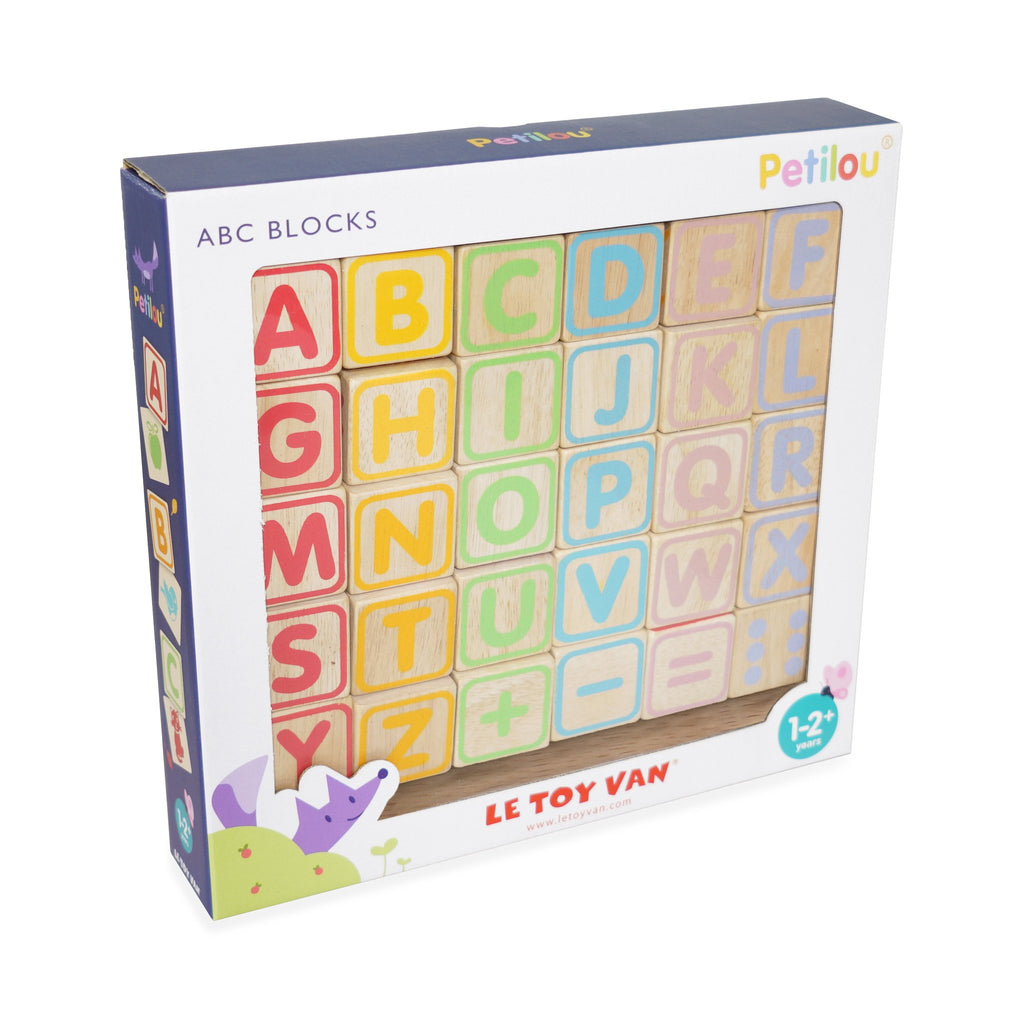 Le Toy Van ABC Wooden Blocks Traditional 