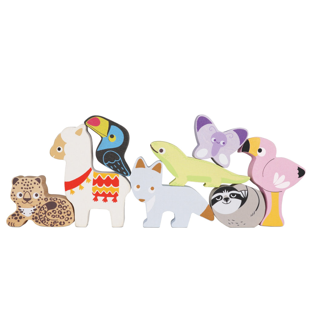 Le Toy Van - Andes Wooden Animals Stacking Toy - The Baby Service