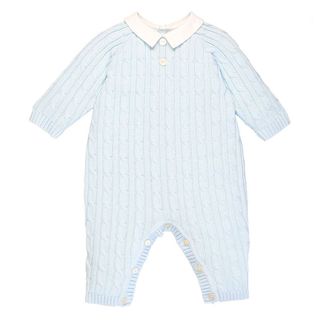 Emile et Rose - Ronnie Knit Boys All in One & Hat Set - Luxury Clothing - The Baby Service