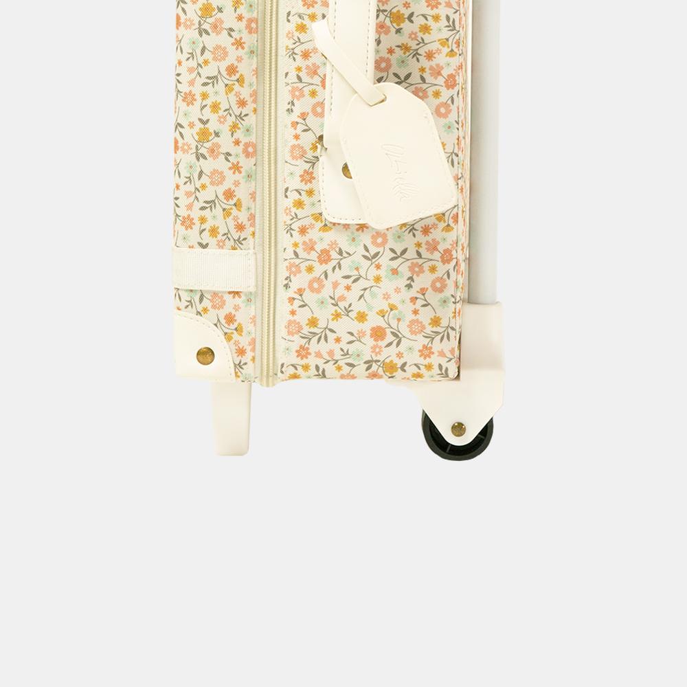 Olli Ella See-Ya Suitcase - Prairie Floral - Close up - The Baby Service