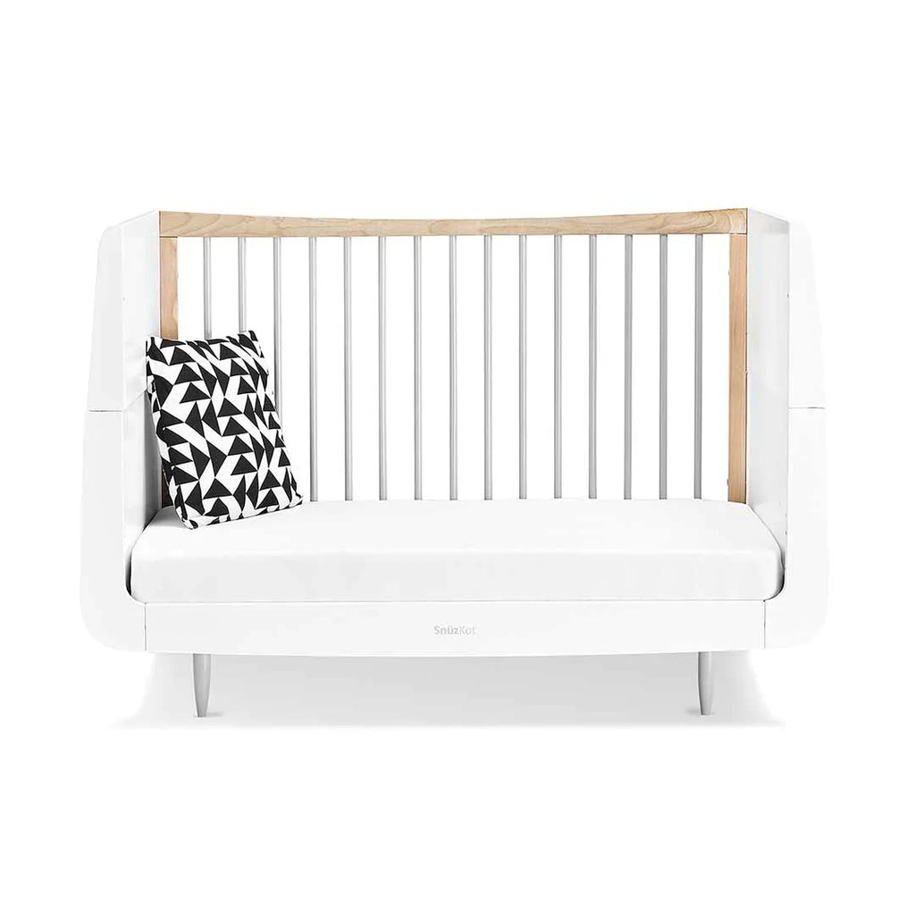 Copy of Copy of SnuzKot Skandi Cot Bed - Grey - Open Crib - The Baby Service