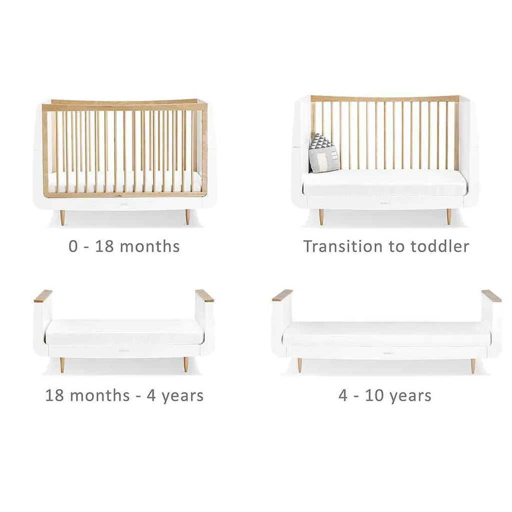 SnuzKot Skandi Cot Bed - Skandi Natural - Toddler - The Baby Service