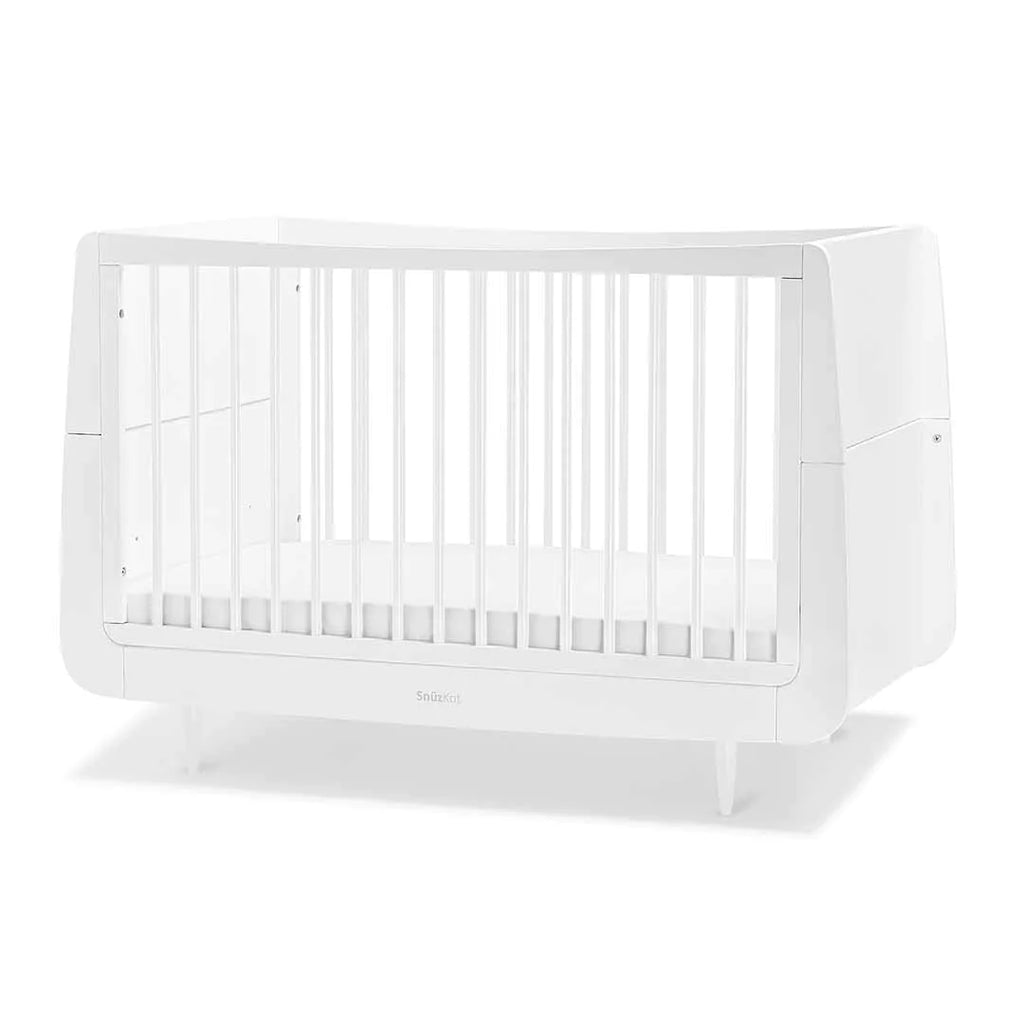 SnuzKot Skandi Cot Bed - White - Nursery - The Baby Service
