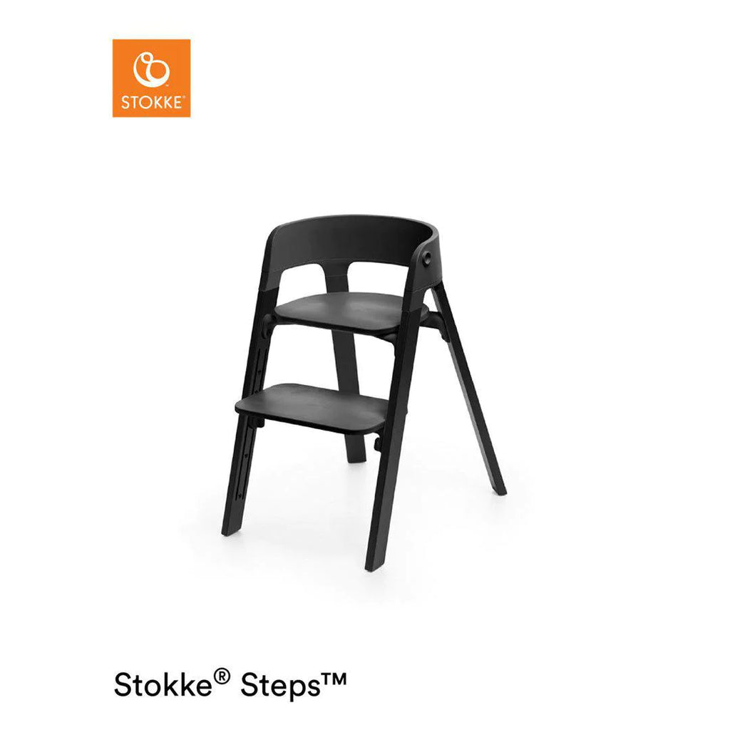 Stokke Steps Chair - Black - Highchairs - The Baby Service 