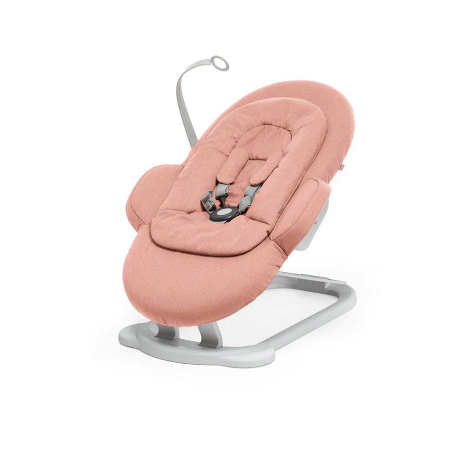 Stokke Steps Chair Bouncer Soft Coral Highchairs Baby