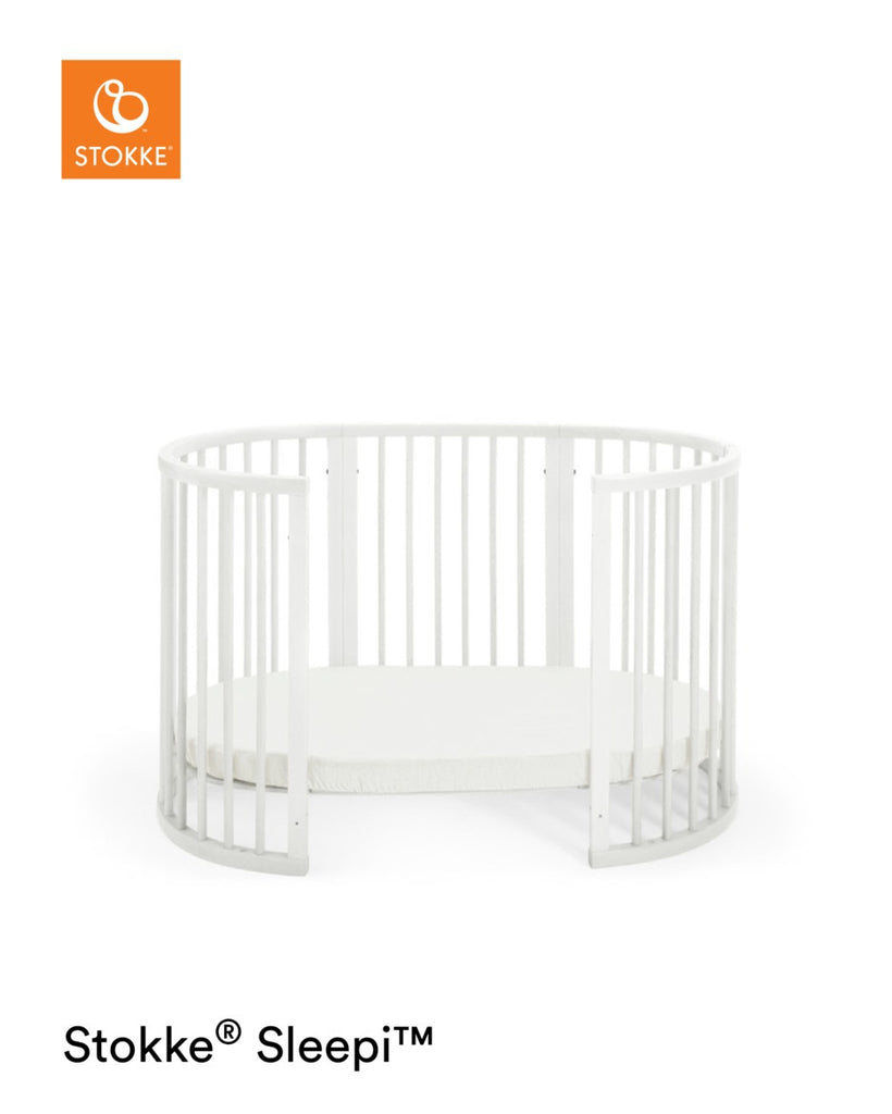 Stokke Sleepi Bed with Mattress - White - The Baby Service