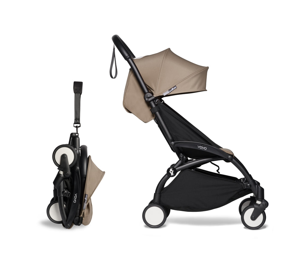 BABYZEN YOYO² Stroller - Taupe - Pushchair - The Baby Service - Collapsed