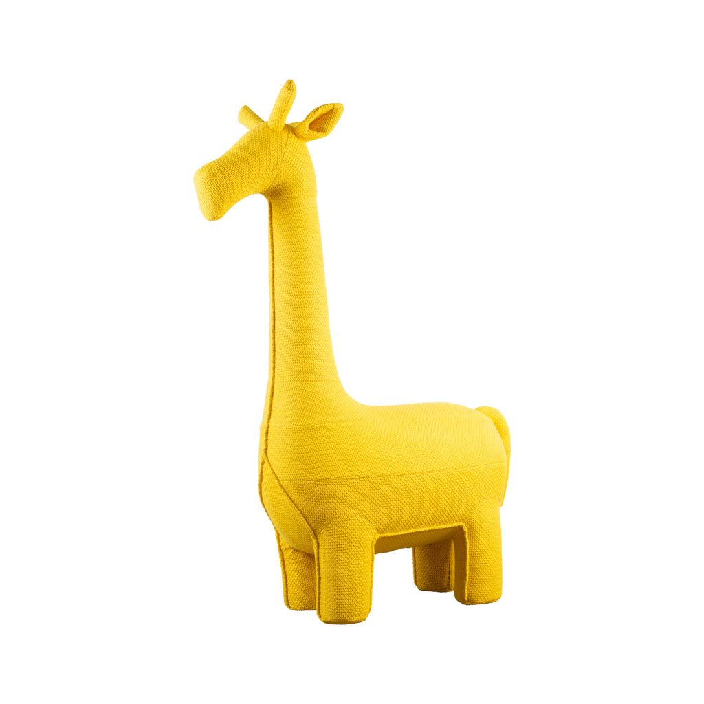 Knitted Yellow Giraffe Stool - The Baby Service