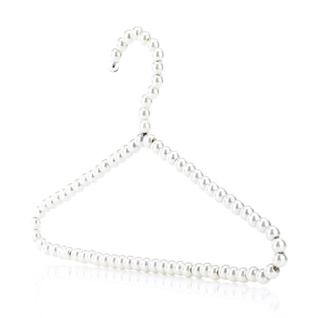 Children's Beaded Pearl Effect Clothes Hanger - 30cm - Gifts - The Baby Service