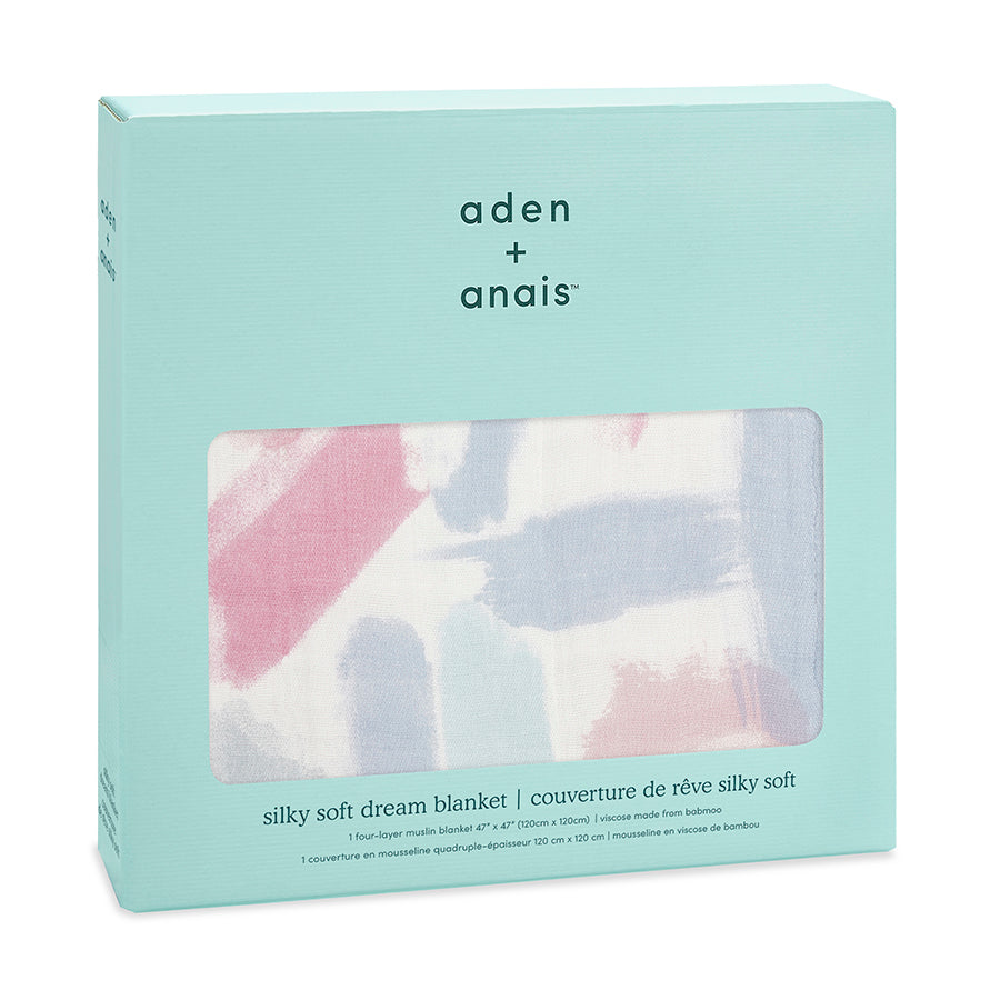 Aden + Anais Florentine Painterly Silky Soft Dream Blanket - Gift Box - The Baby Service
