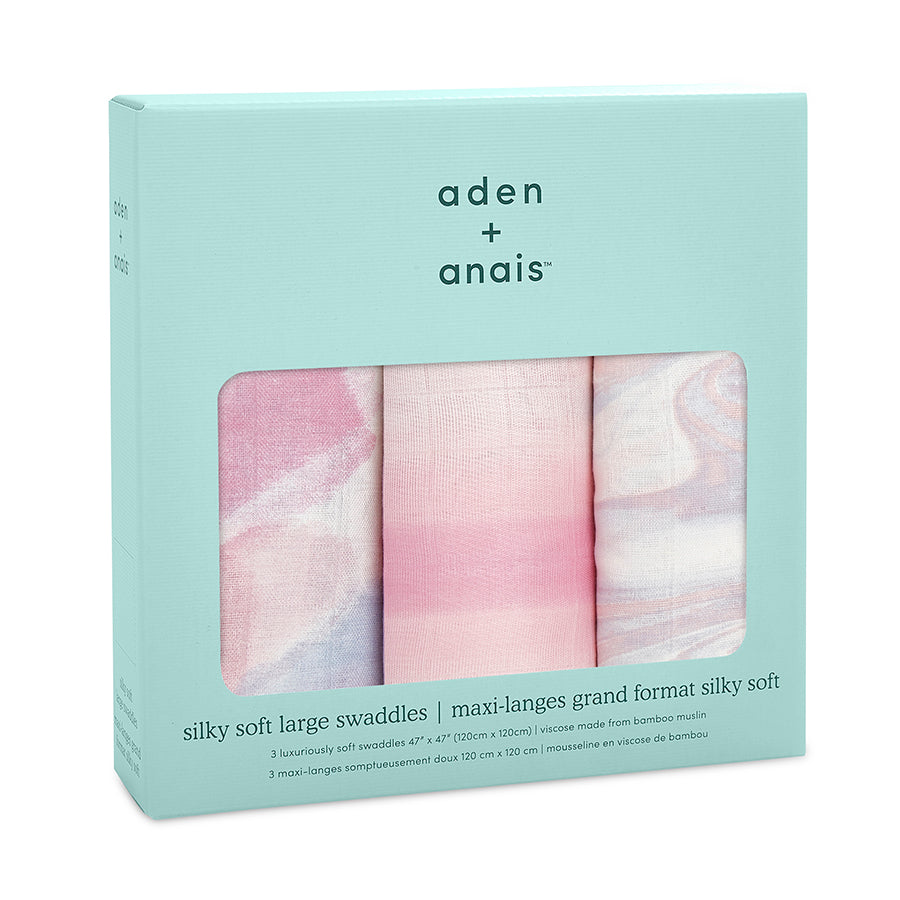 Aden + Anais Florentine Silky Soft Swaddles 3 Pack - The Baby Service