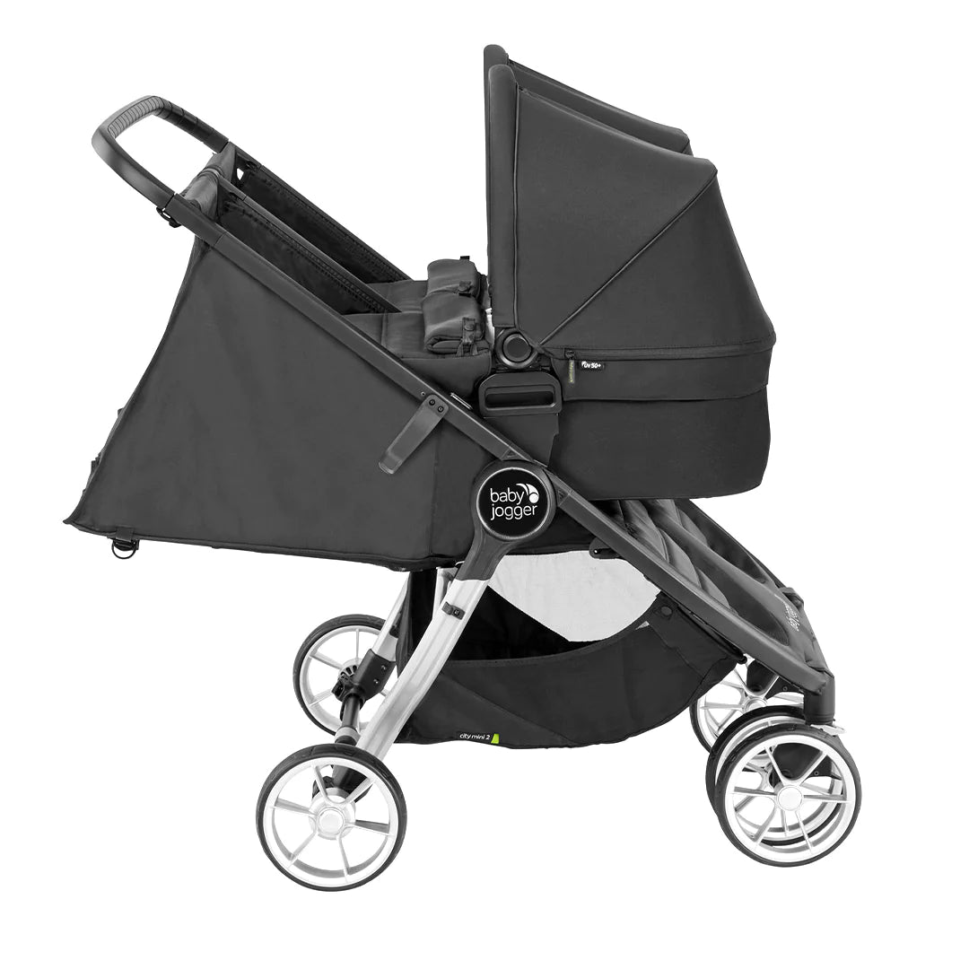 Baby Jogger City Mini GT2 Double Carrycot Opulent Black Baby