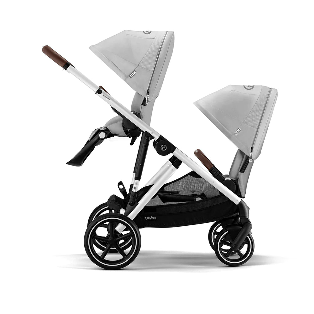 CYBEX Gazelle S Twin Pushchair - Lava Grey - Strollers - The Baby Service