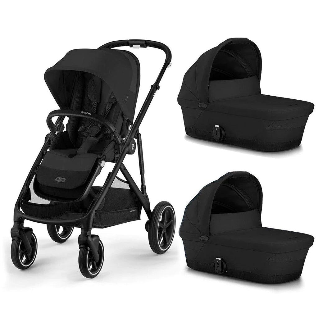 CYBEX Gazelle S Twin Pushchair - Moon Black - Strollers - The Baby Service - Cots