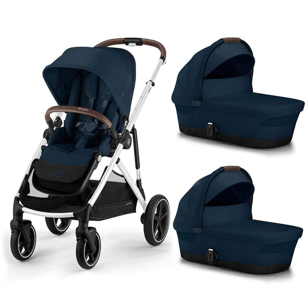 CYBEX Gazelle S Twin Pushchair - Ocean Blue - Stroller - The Baby Service - Cots