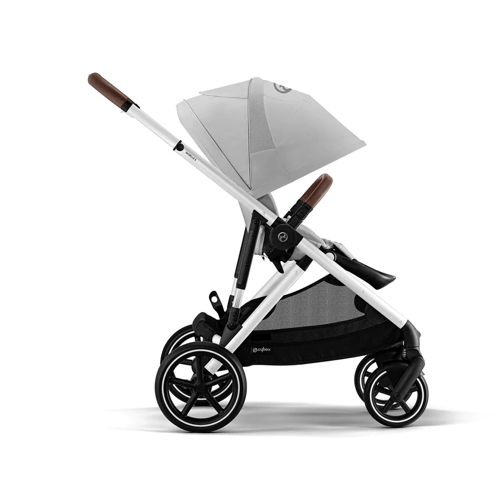 CYBEX Gazelle S Double Pushchair - Lava Grey - The Baby Service - Side