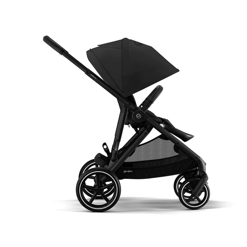 CYBEX Gazelle S Twin Pushchair - Moon Black - Strollers - The Baby Service - Side