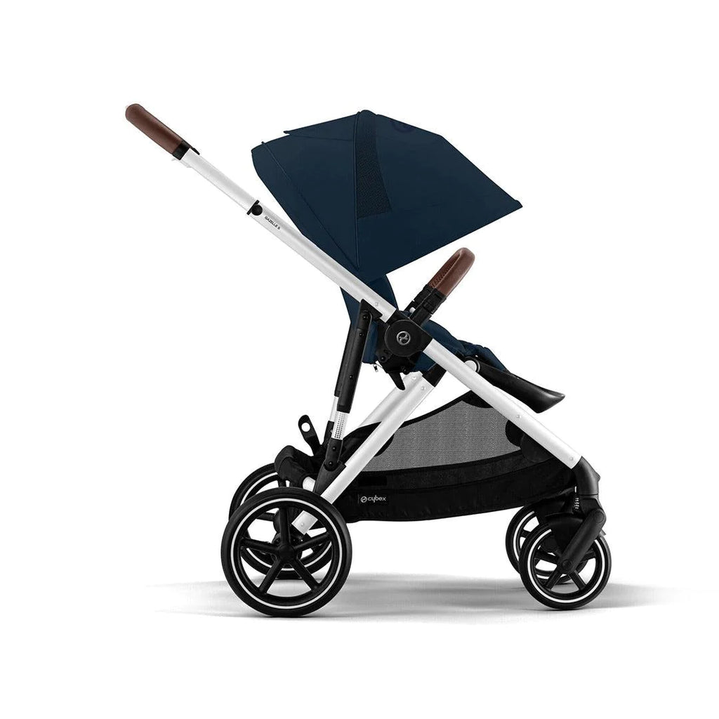 CYBEX Gazelle S Twin Pushchair - Ocean Blue - Stroller - The Baby Service - Side