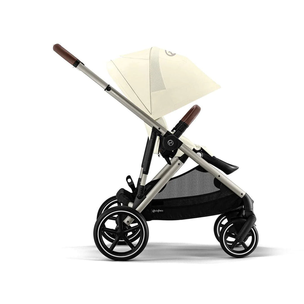 CYBEX Gazelle S Twin Pushchair - Seashell Beige - Stroller - The Baby Service - Side