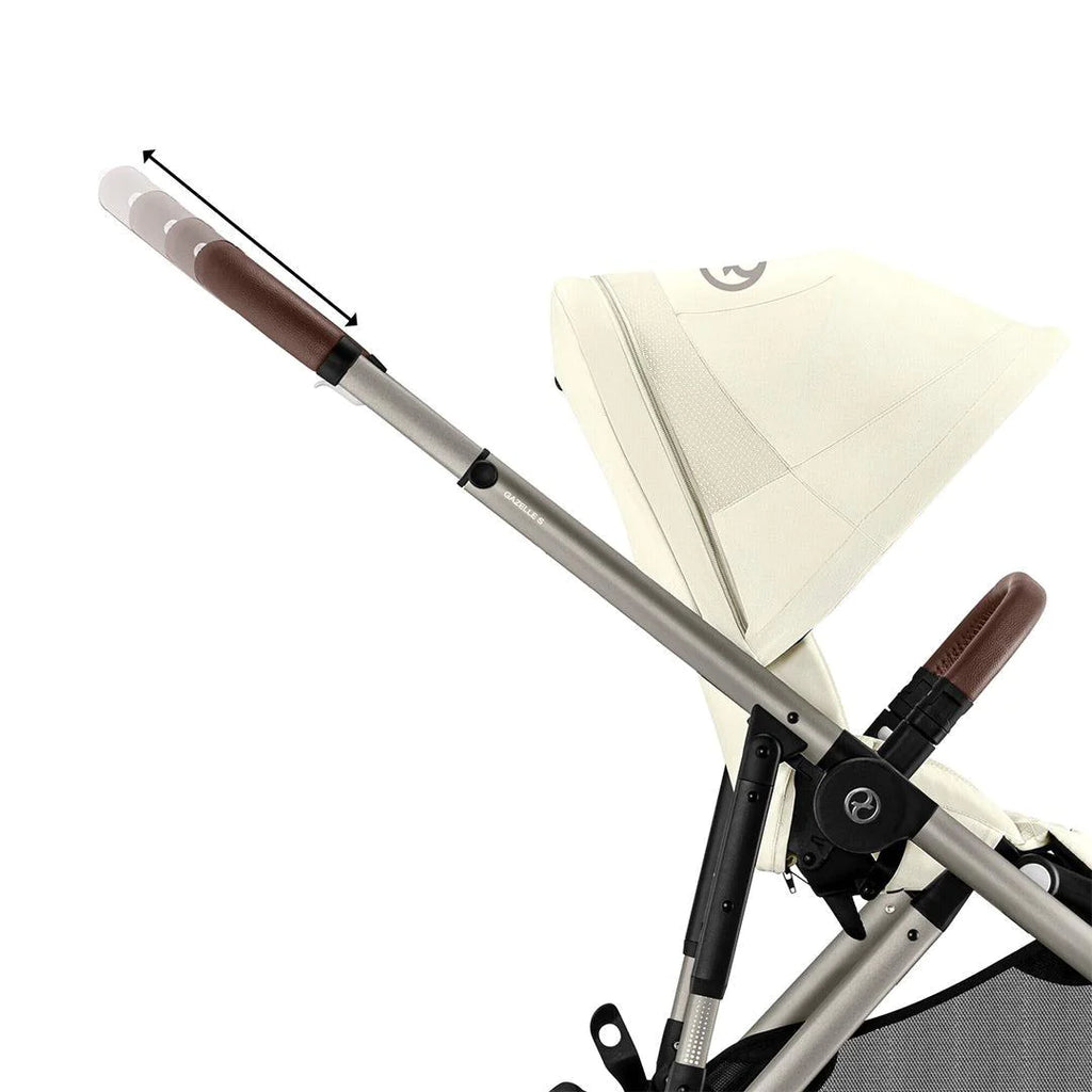 CYBEX Gazelle S Twin Pushchair - Seashell Beige - Stroller - The Baby Service - Hanle