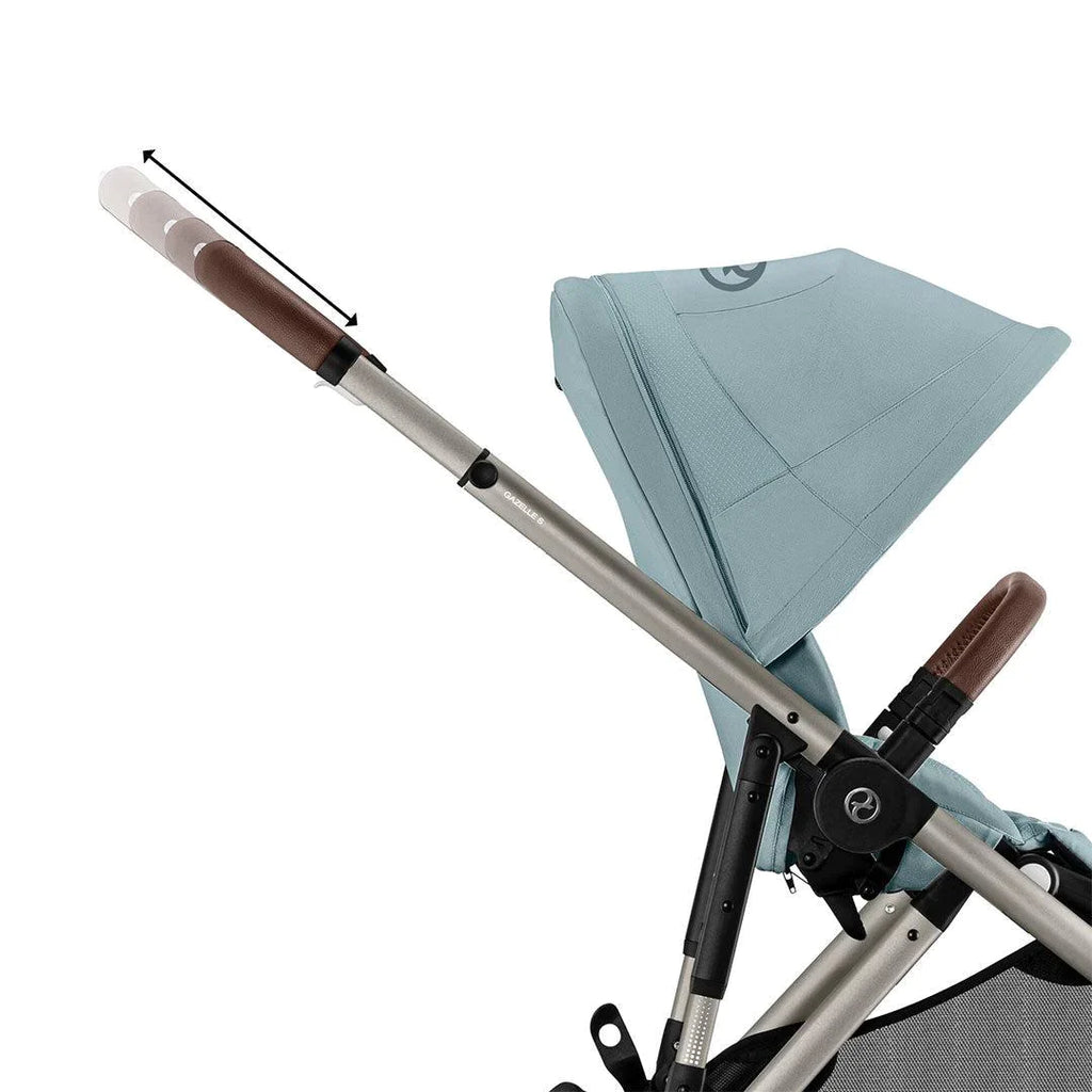 CYBEX Gazelle S Double Pushchair - Sky Blue - The Baby Service