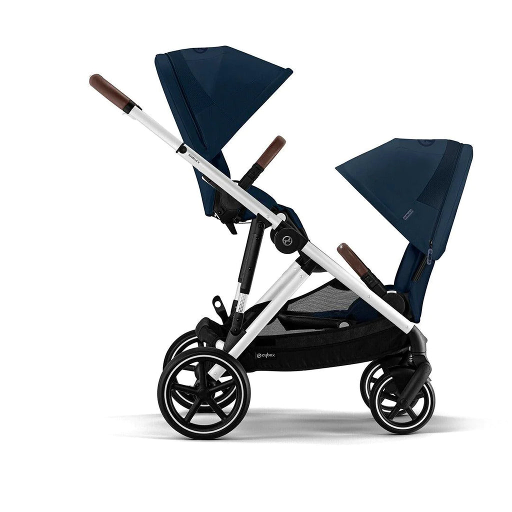 CYBEX Gazelle S Twin Pushchair - Ocean Blue - Stroller - The Baby Service
