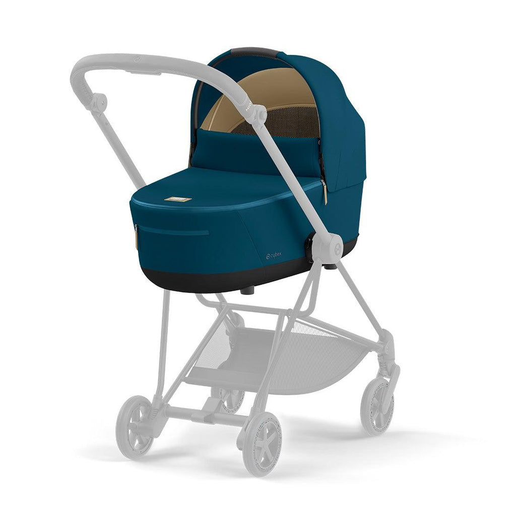 CYBEX MIOS Lux Carrycot Plus - Mountain Blue - Pushchair - The Baby Service