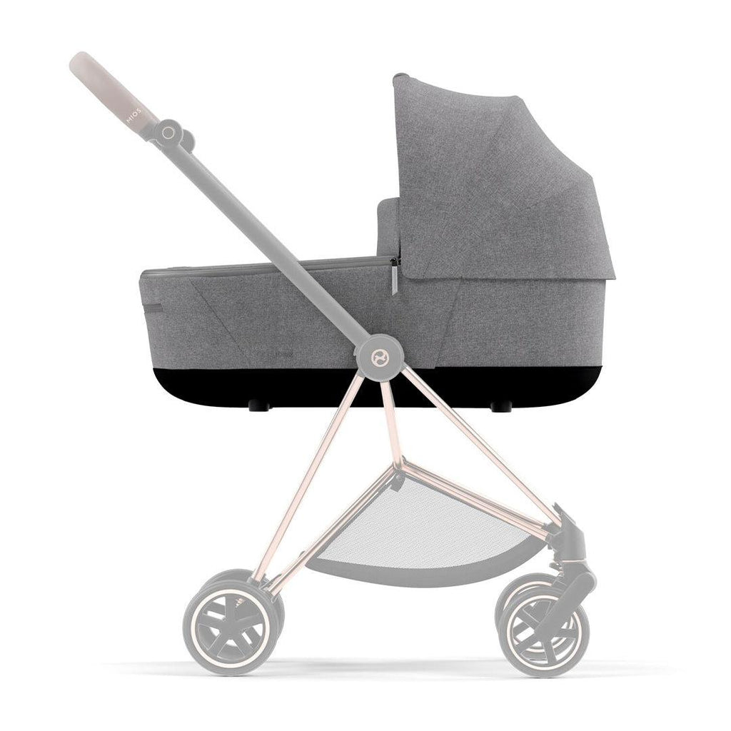 CYBEX MIOS Lux Carrycot Plus - Manhattan Grey - Pushchair - The Baby Service - `frame