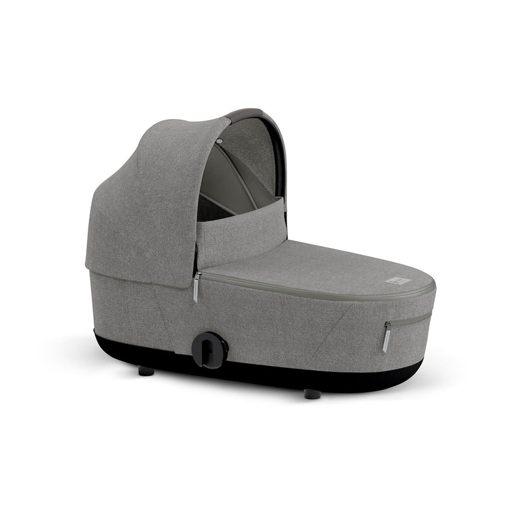 CYBEX MIOS Lux Carrycot Plus - Manhattan Grey - Pushchair - The Baby Service