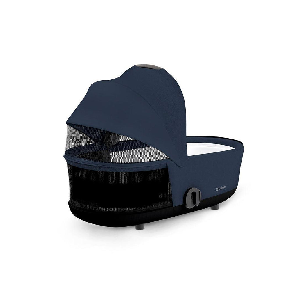 CYBEX MIOS Lux Carrycot Plus - Midnight Blue - Pushchair - The Baby Service 