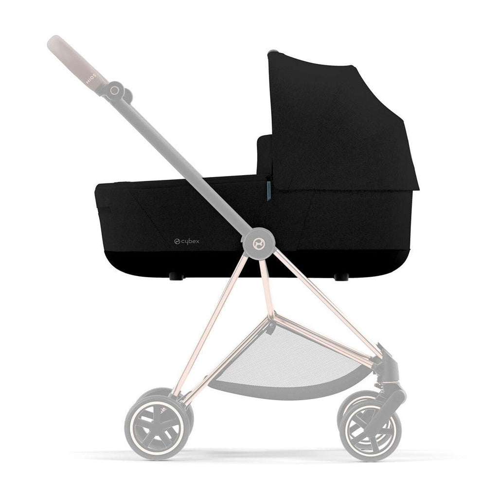 CYBEX MIOS Lux Carrycot Plus - Stardust Black - The Baby Service - Pushchair