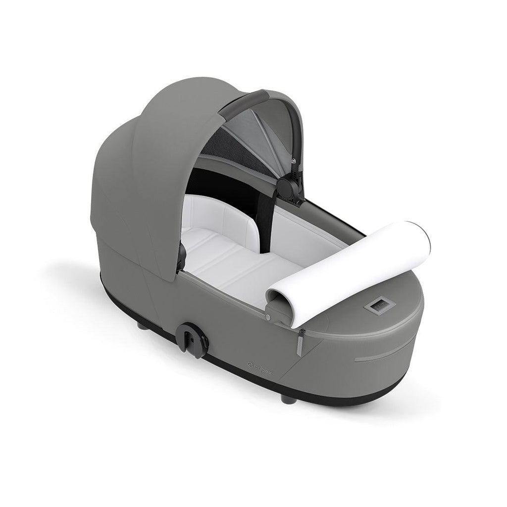 CYBEX MIOS Lux Carrycot Plus - Soho Grey - Pushchair - The Baby Service