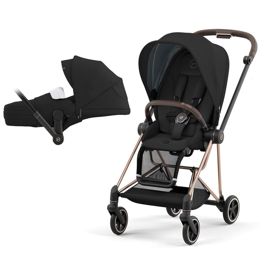 CYBEX MIOS Pushchair - Stroller - Deep Black - The Baby Service - Lite Cot 
