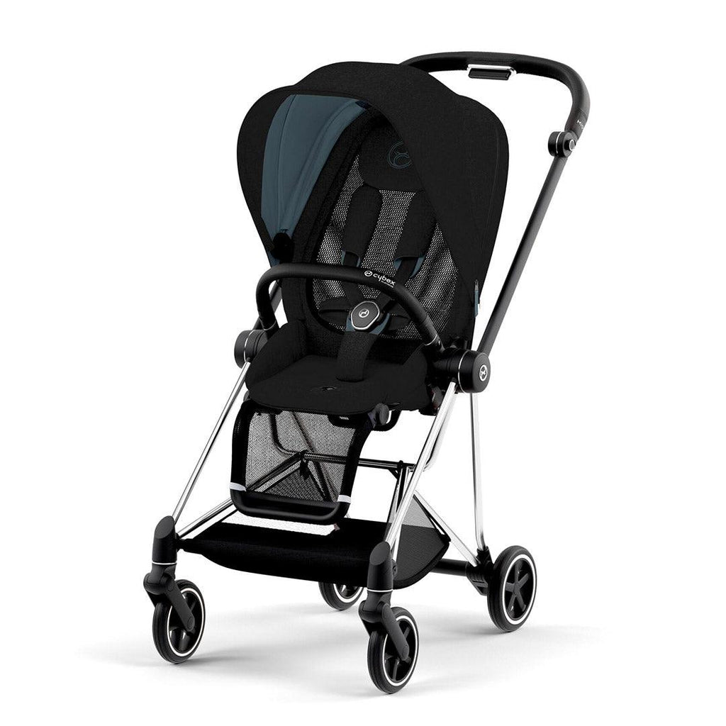 CYBEX MIOS Pushchair - Stardust Black - Stroller - The Baby Service - Chrome
