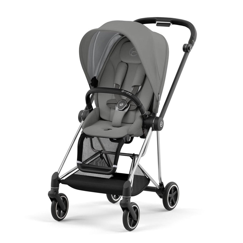 CYBEX MIOS Pushchair - Soho Grey - Stroller - The Baby Service - Chrome Black