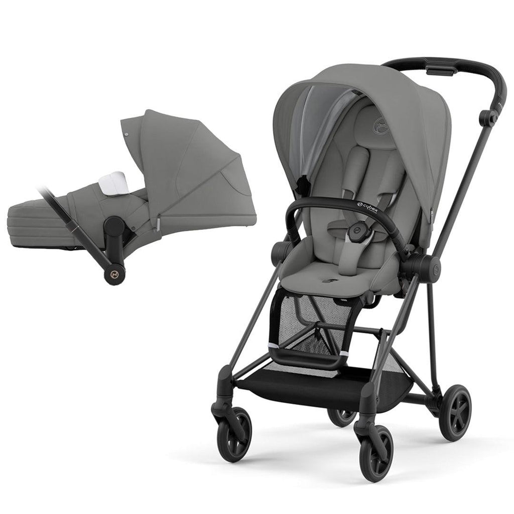 CYBEX MIOS Pushchair - Soho Grey - Stroller - The Baby Service - Matt Black - Lite Cot